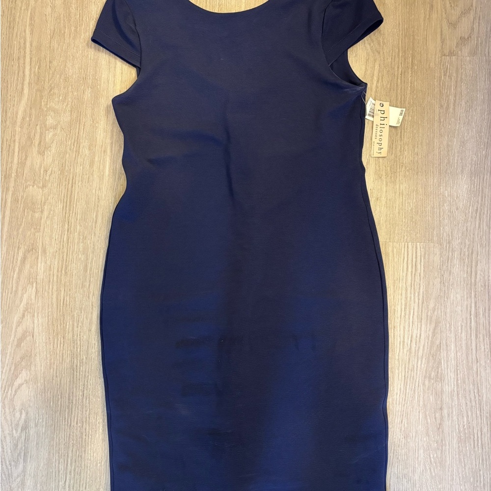 Philosophy Navy Blue Women's body con Dress